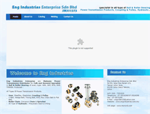 Tablet Screenshot of engindustries.com.my